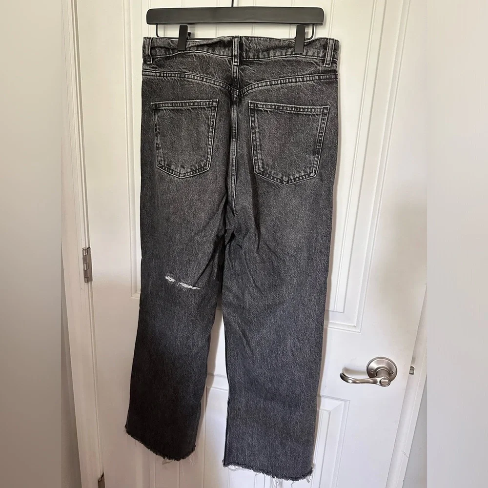Zara wide leg distressed jeans - Picture 4 of 4